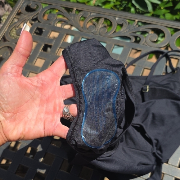 Michael Kors Black Swimsuit with Gold Accent - Picture 4 of 4